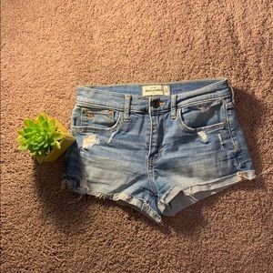 Abercrombie kids jean shorts